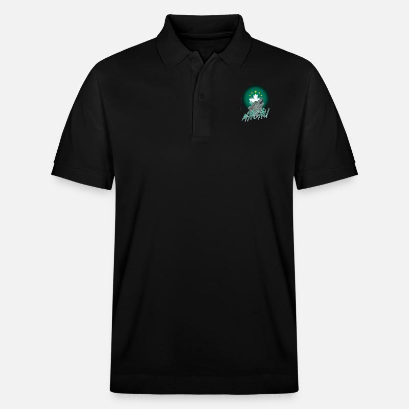 Macau - Stanley/Stella Unisex Bio-Poloshirt PREPSTER - Schwarz
