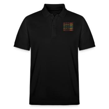 Westerwald - Stanley/Stella Unisex Bio-Poloshirt PREPSTER - Schwarz - Vorne - Roxy (174cm) & Andy (188cm)