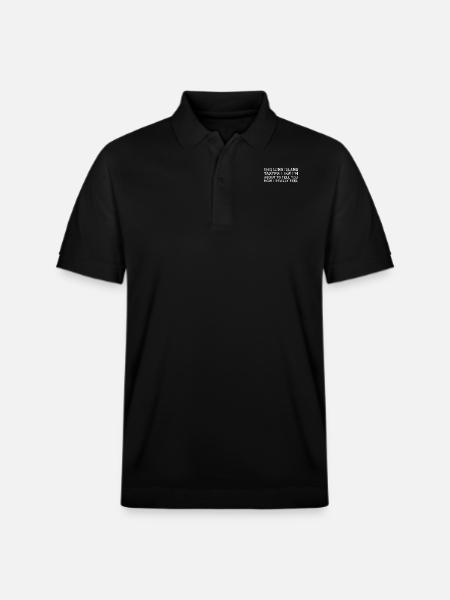 Denne Long Island iste smager sjov drikkevin - Stanley/Stella PREPSTER økologisk unisex poloshirt - sort