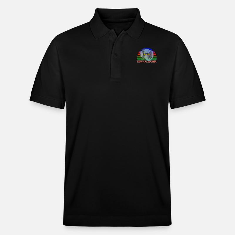 Neukaledonien - Stanley/Stella Unisex Bio-Poloshirt PREPSTER - Schwarz
