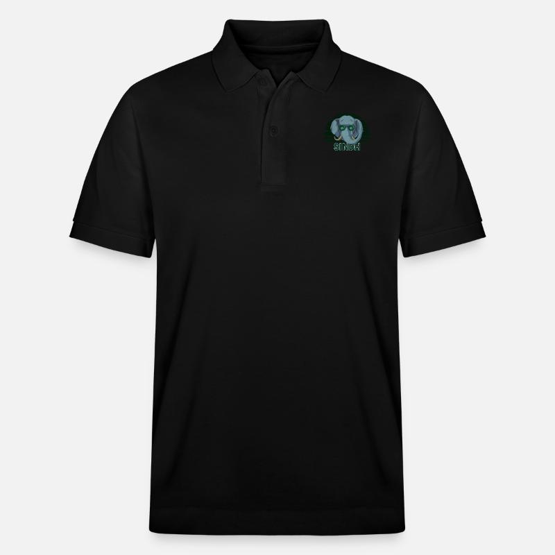 Sindh - Polo PREPSTER bio Stanley/Stella Unisexe - noir