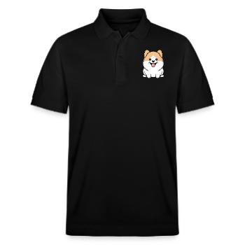 Spitz - Polo PREPSTER bio Stanley/Stella Unisexe - noir - Devant - Roxy (174cm) & Andy (188cm)