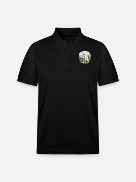 Burmilla Kitten Burmilla Cat - Stanley/Stella Unisex Organic Polo Shirt PREPSTER - black
