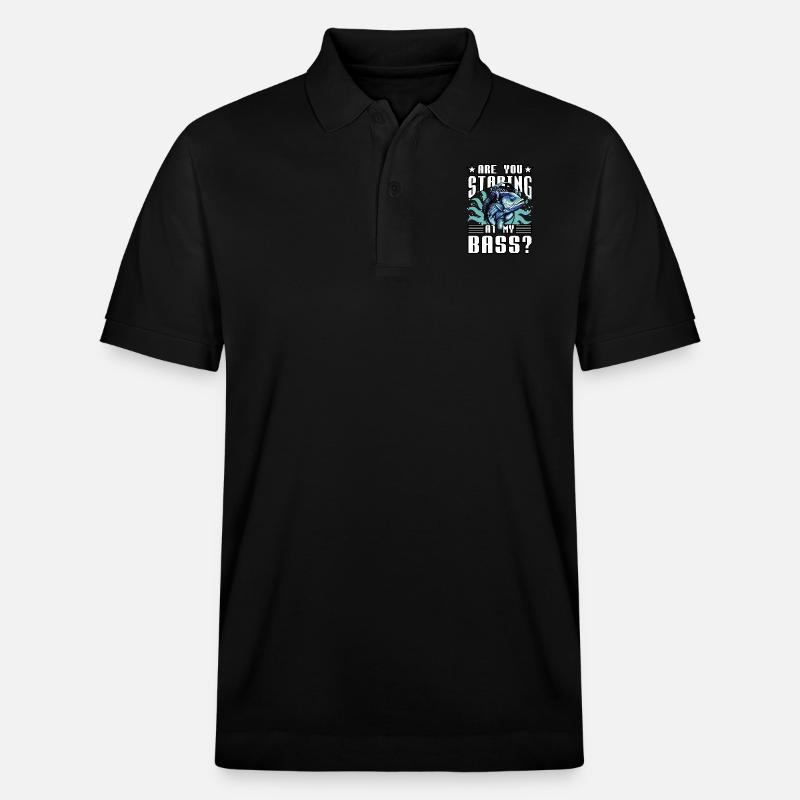Regardez-vous ma basse ? - Polo PREPSTER bio Stanley/Stella Unisexe - noir