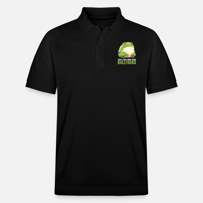 Ochsenfrösche Ochsenfrosch - Stanley/Stella Unisex Bio-Poloshirt PREPSTER - Schwarz