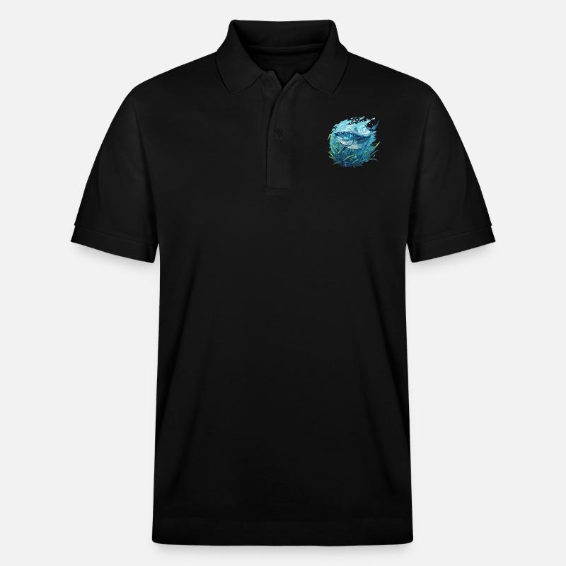 Tuna Thunfische Thunfisch - Stanley/Stella Unisex Bio-Poloshirt PREPSTER - Schwarz