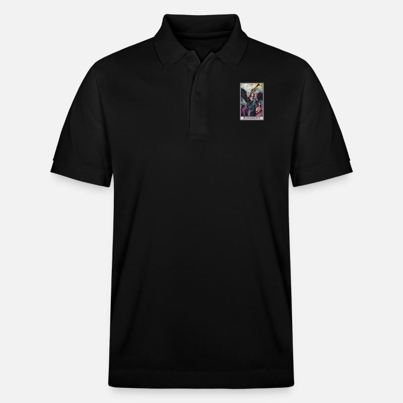 Tarotkarten Tarotkarte 20 Judgment Gericht - Stanley/Stella Unisex Bio-Poloshirt PREPSTER - Schwarz
