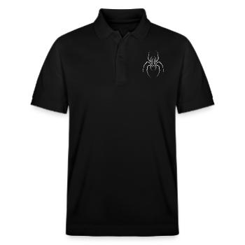araignée - Polo PREPSTER bio Stanley/Stella Unisexe - noir - Devant - Roxy (174cm) & Andy (188cm)