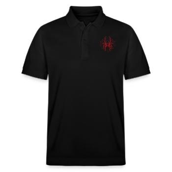 araignée - Polo PREPSTER bio Stanley/Stella Unisexe - noir - Devant - Roxy (174cm) & Andy (188cm)
