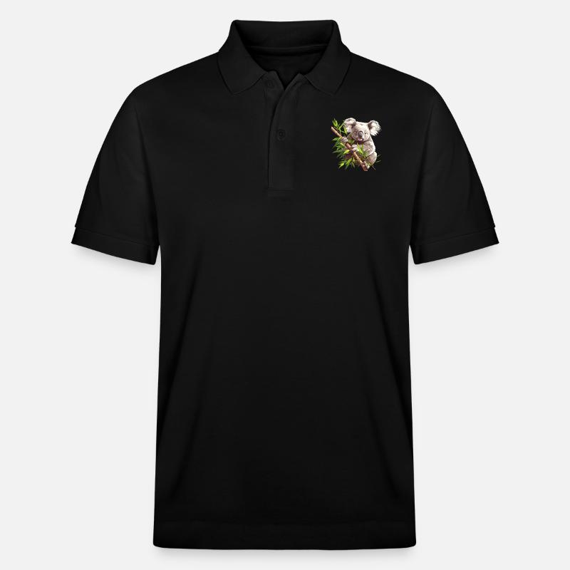 Koalas Koala - Polo PREPSTER bio Stanley/Stella Unisexe - noir