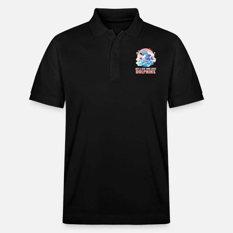 Dauphin Dauphins Dauphin - Polo PREPSTER bio Stanley/Stella Unisexe - noir