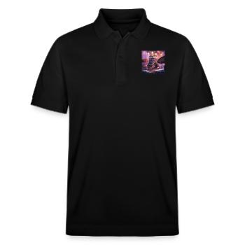 Loutre - Polo PREPSTER bio Stanley/Stella Unisexe - noir - Devant - Roxy (174cm) & Andy (188cm)