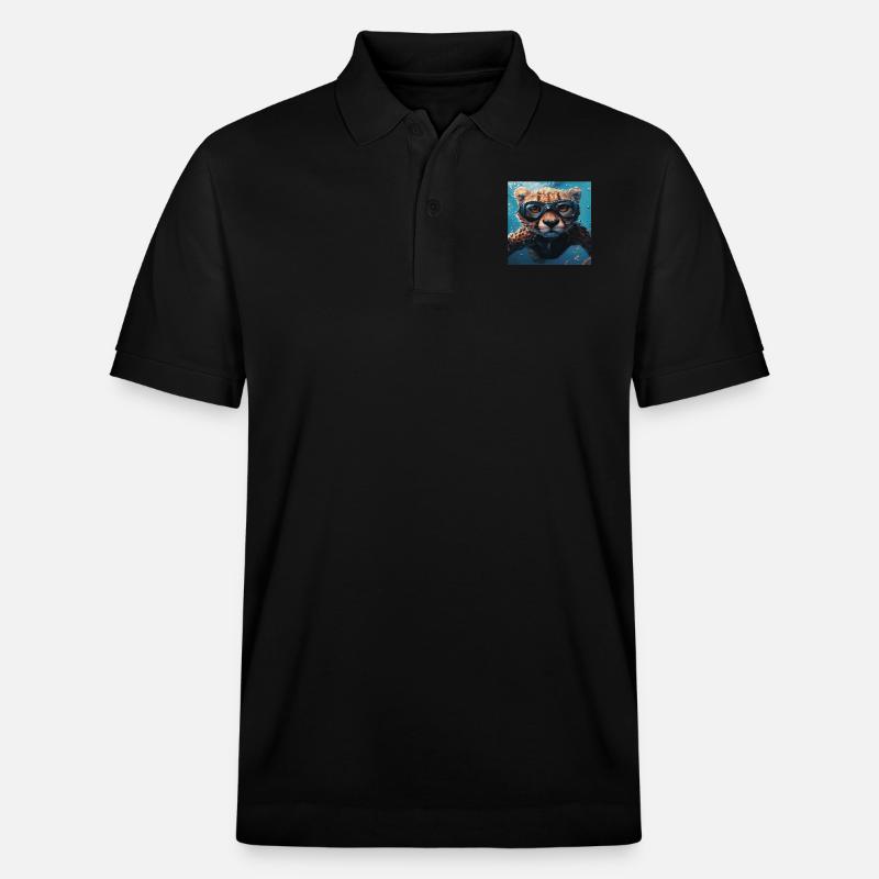 Guépard - Polo PREPSTER bio Stanley/Stella Unisexe - noir