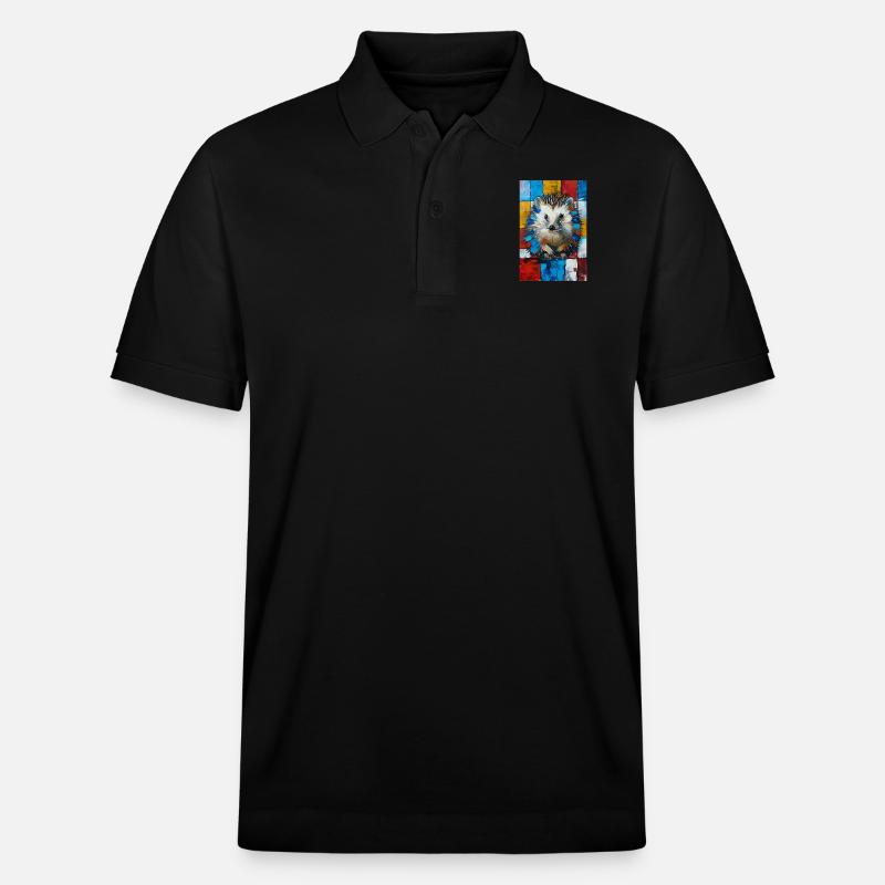 Igel - Stanley/Stella Unisex Bio-Poloshirt PREPSTER - Schwarz