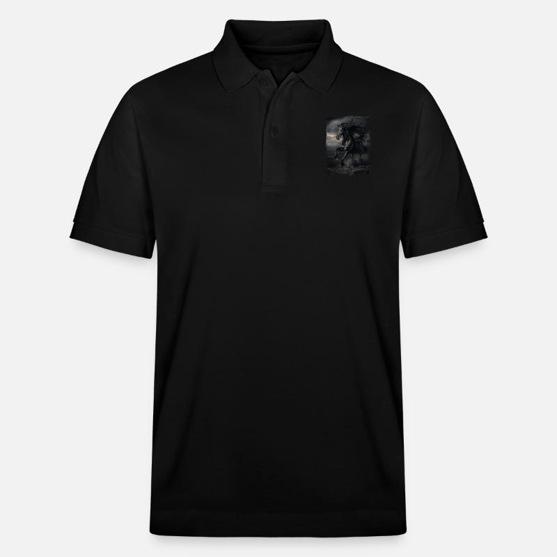 Friesisch - Stanley/Stella Unisex Bio-Poloshirt PREPSTER - Schwarz