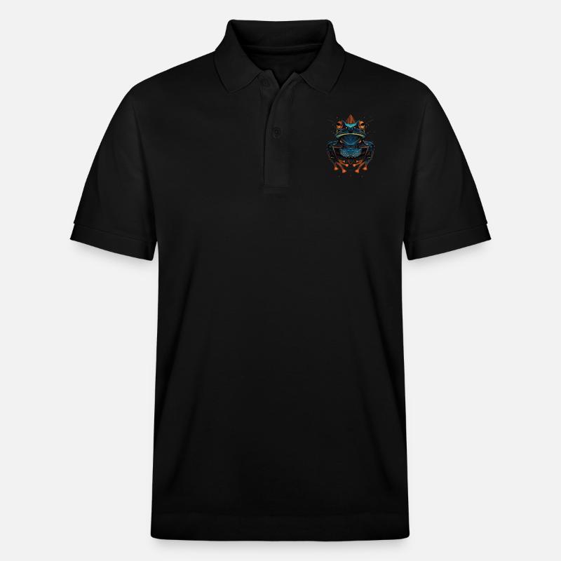 Frosch - Stanley/Stella Unisex Bio-Poloshirt PREPSTER - Schwarz