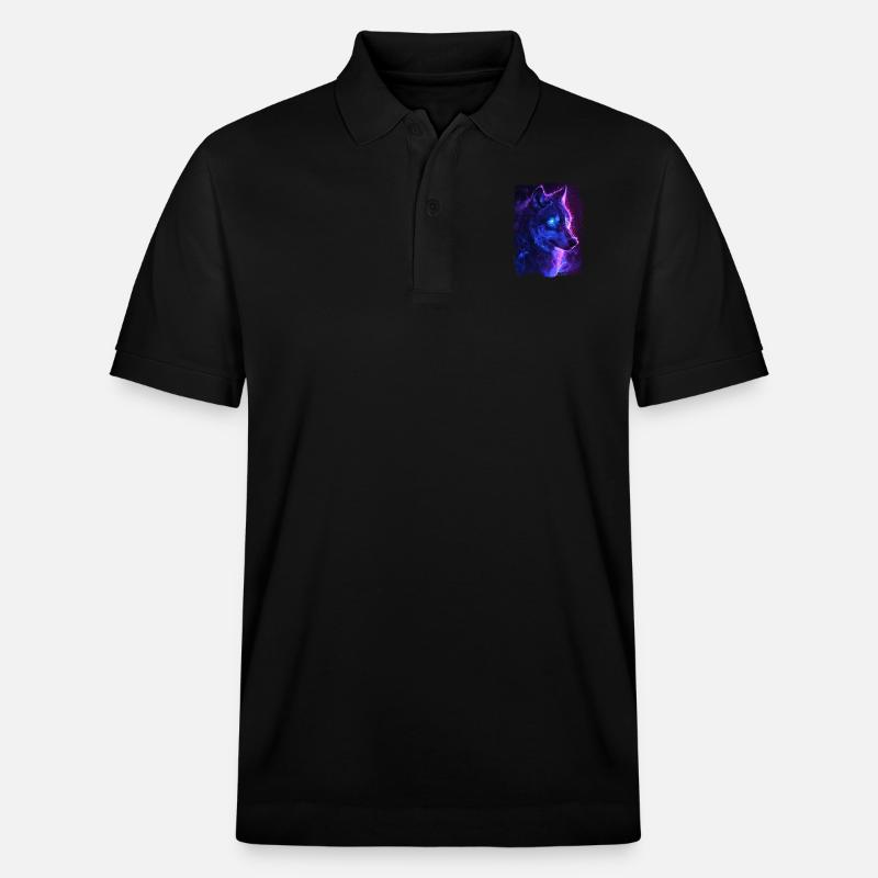 Wolf - Stanley/Stella Unisex Bio-Poloshirt PREPSTER - Schwarz