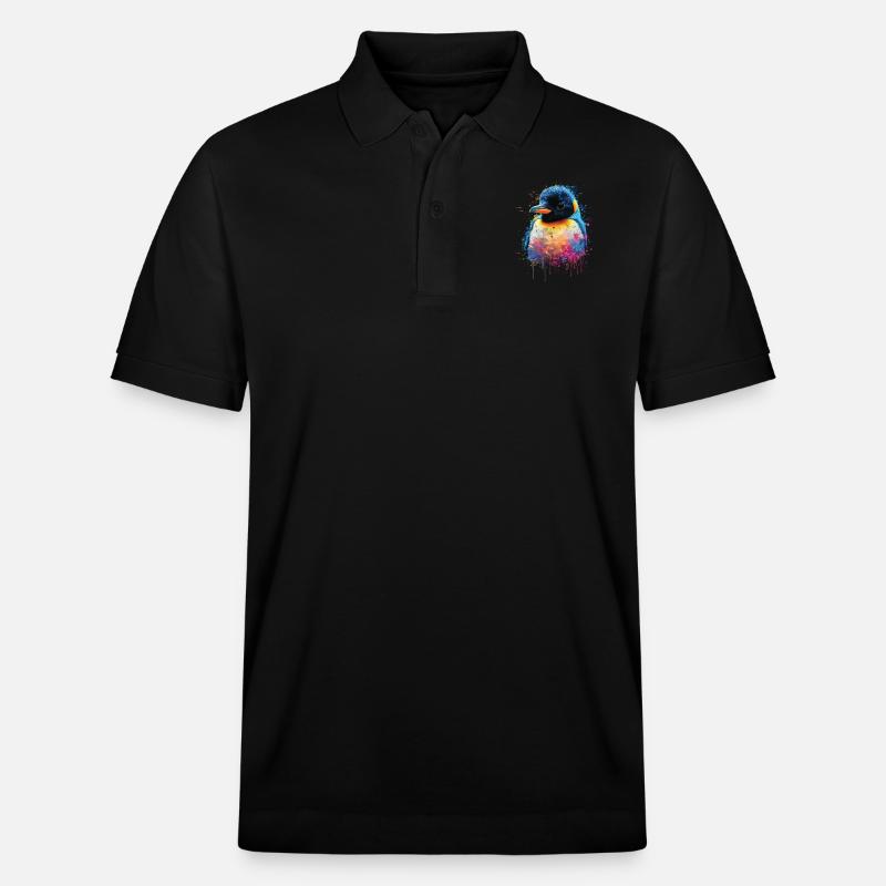 Pinguin - Stanley/Stella Unisex Bio-Poloshirt PREPSTER - Schwarz