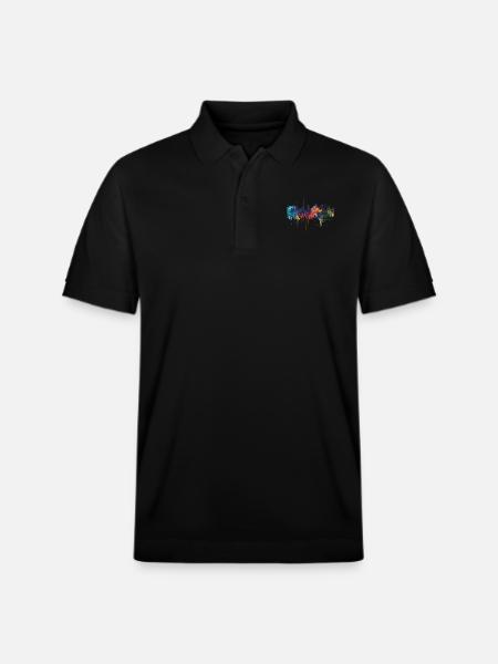 Kumamoto - Stanley/Stella Unisex Bio-Poloshirt PREPSTER - Schwarz