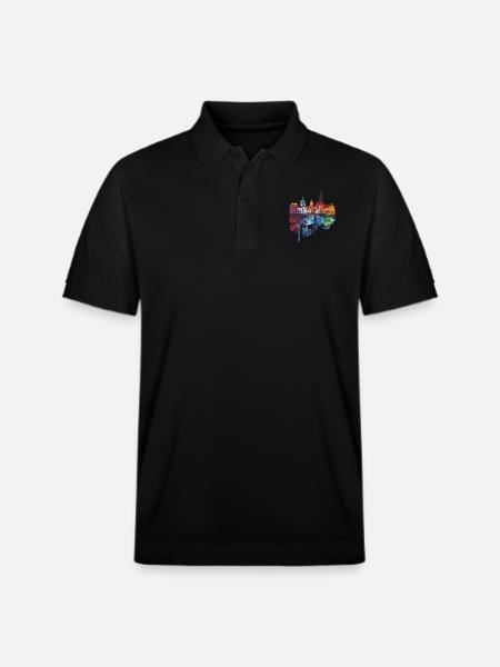 Wroclaw - Stanley/Stella Unisex Organic Polo Shirt PREPSTER - black