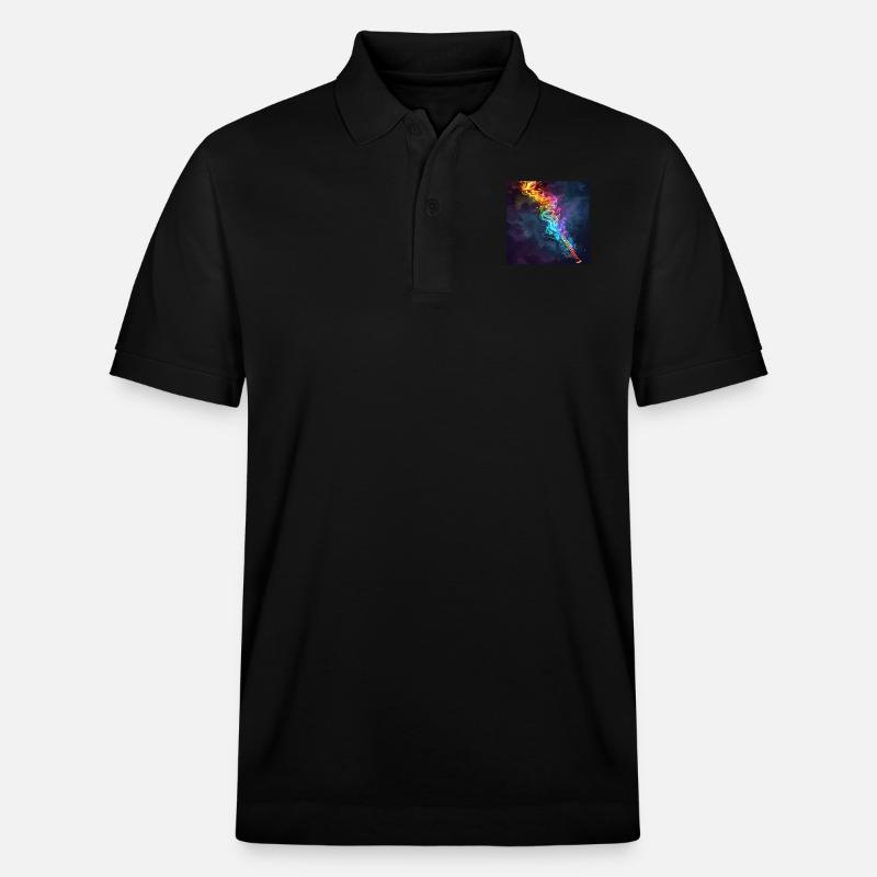 Querflöte - Stanley/Stella Unisex Bio-Poloshirt PREPSTER - Schwarz