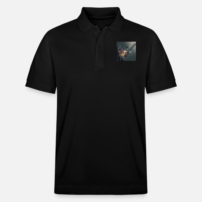 Gitarre - Stanley/Stella Unisex Bio-Poloshirt PREPSTER - Schwarz