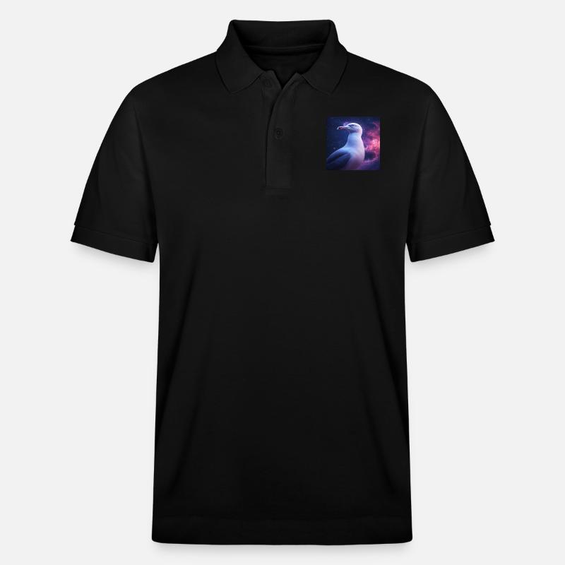 Möwe - Stanley/Stella Unisex Bio-Poloshirt PREPSTER - Schwarz