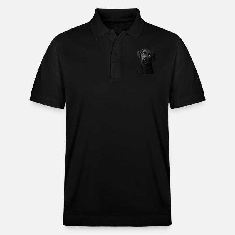 Schwarzer Labrador - Stanley/Stella Unisex Bio-Poloshirt PREPSTER - Schwarz