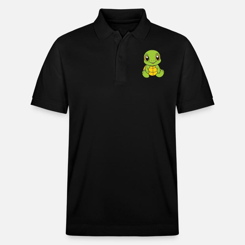 tortue - Polo PREPSTER bio Stanley/Stella Unisexe - noir