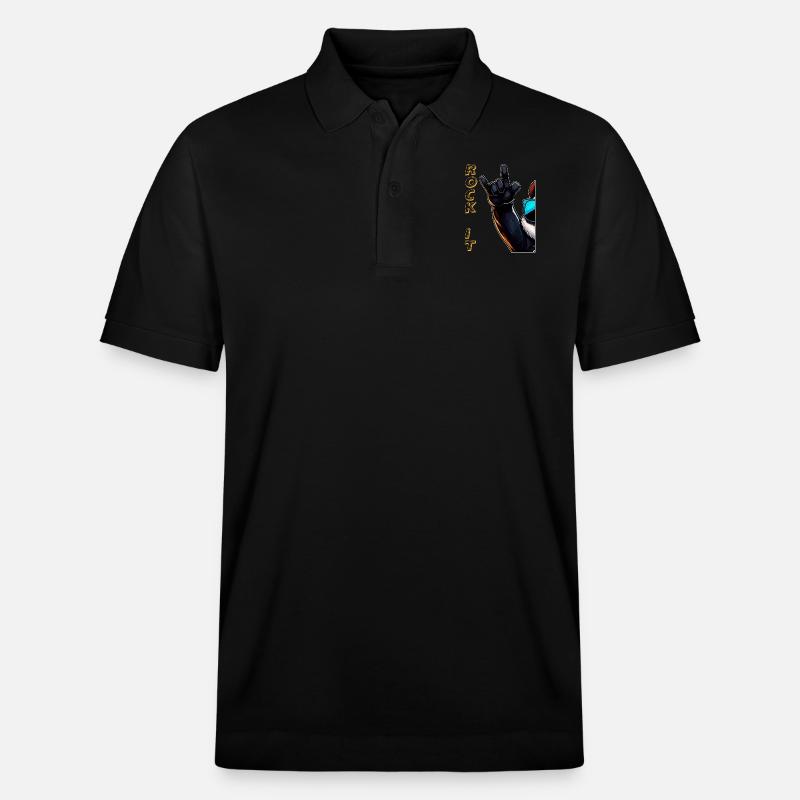 ROCK IT - Stanley/Stella Unisex Bio-Poloshirt PREPSTER - Schwarz