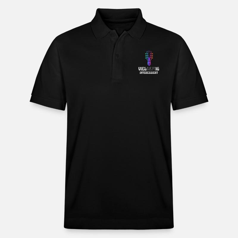 Guitar multi-stringed interested - Stanley/Stella Unisex Organic Polo Shirt PREPSTER - black