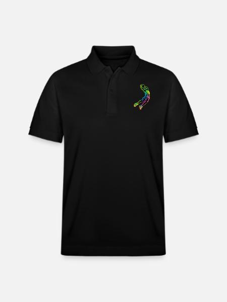 Basketball dunk - Stanley/Stella Unisex Organic Polo Shirt PREPSTER - black