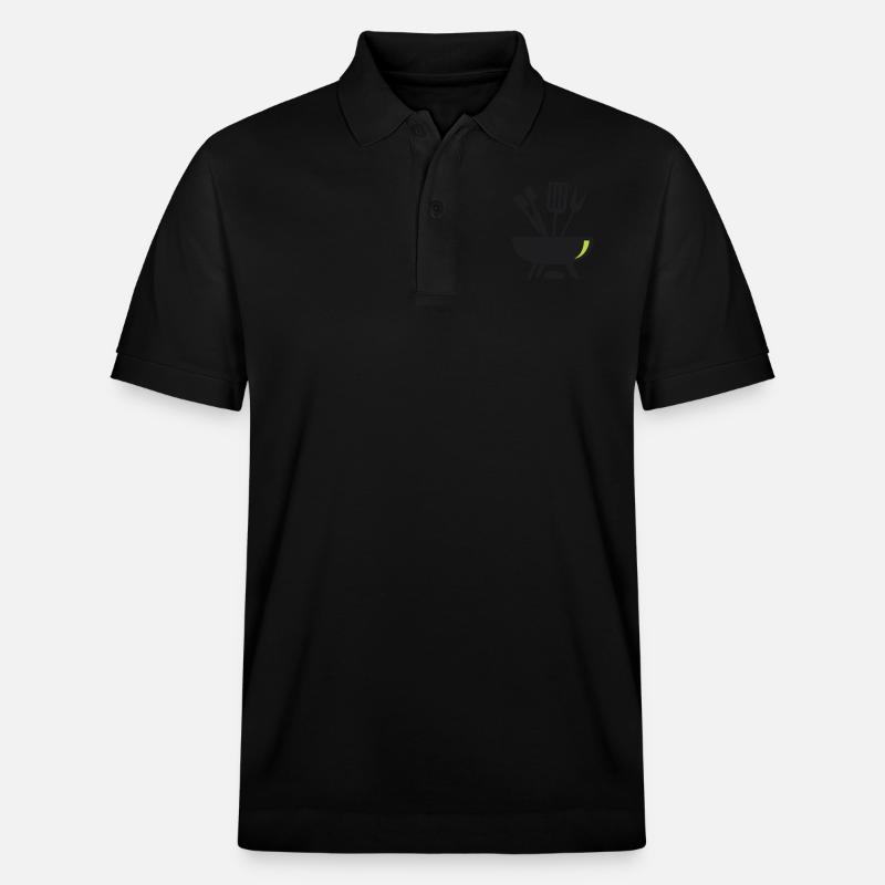 Wok (2c) - Stanley/Stella Unisex Bio-Poloshirt PREPSTER - Schwarz