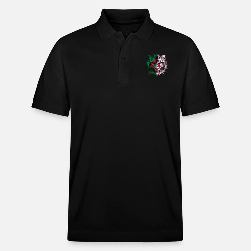 Algerien - Stanley/Stella Unisex Bio-Poloshirt PREPSTER - Schwarz