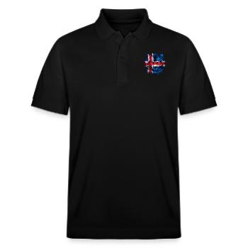 Islande - Polo PREPSTER bio Stanley/Stella Unisexe - noir - Devant - Roxy (174cm) & Andy (188cm)