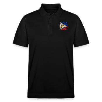 Philippinen - Stanley/Stella Unisex Bio-Poloshirt PREPSTER - Schwarz - Vorne - Roxy (174cm) & Andy (188cm)