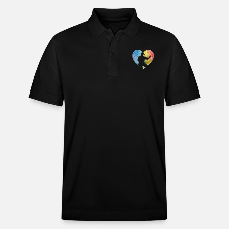 Wing Chun - Polo PREPSTER bio Stanley/Stella Unisexe - noir