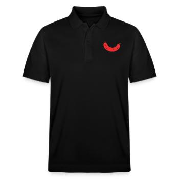 Merguez - Stanley/Stella Unisex Organic Polo Shirt PREPSTER - black - Front - Roxy (174cm) & Andy (188cm)