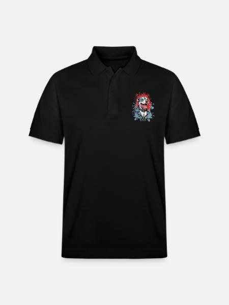 Dog breed Pitbulls - Stanley/Stella Unisex Organic Polo Shirt PREPSTER - black