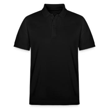 Ctrl Alt Del Vintage Typewrite Motivational Geek - Polo PREPSTER bio Stanley/Stella Unisexe - noir - Devant - Roxy (174cm) & Andy (188cm)