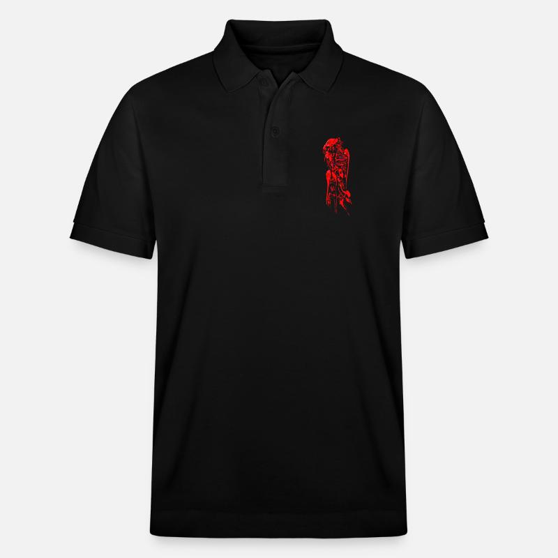 Alien Tribal - Sci-fi Horror  - Stanley/Stella Unisex Bio-Poloshirt PREPSTER - Schwarz