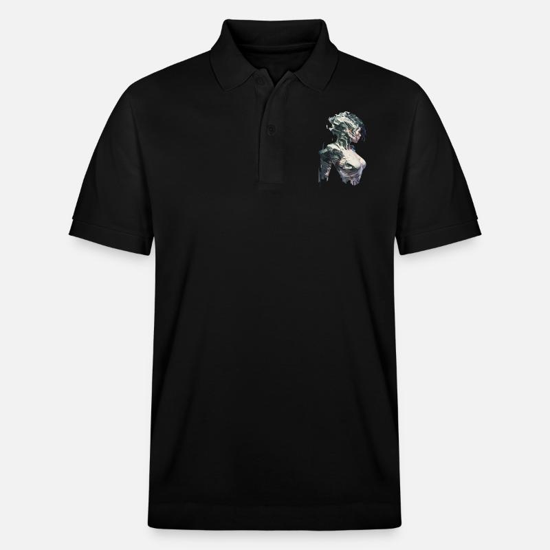 Anime No13 - Stanley/Stella Unisex Bio-Poloshirt PREPSTER - Schwarz