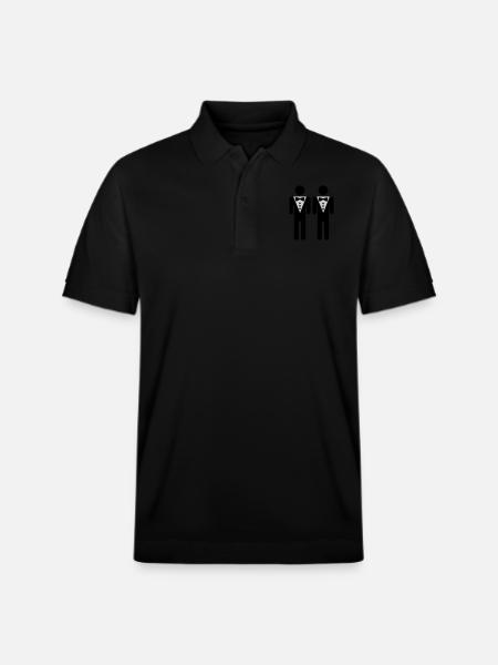schwul - Stanley/Stella Unisex Bio-Poloshirt PREPSTER - Schwarz
