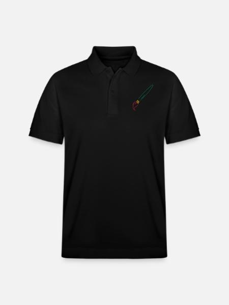 brush - Stanley/Stella Unisex Organic Polo Shirt PREPSTER - black