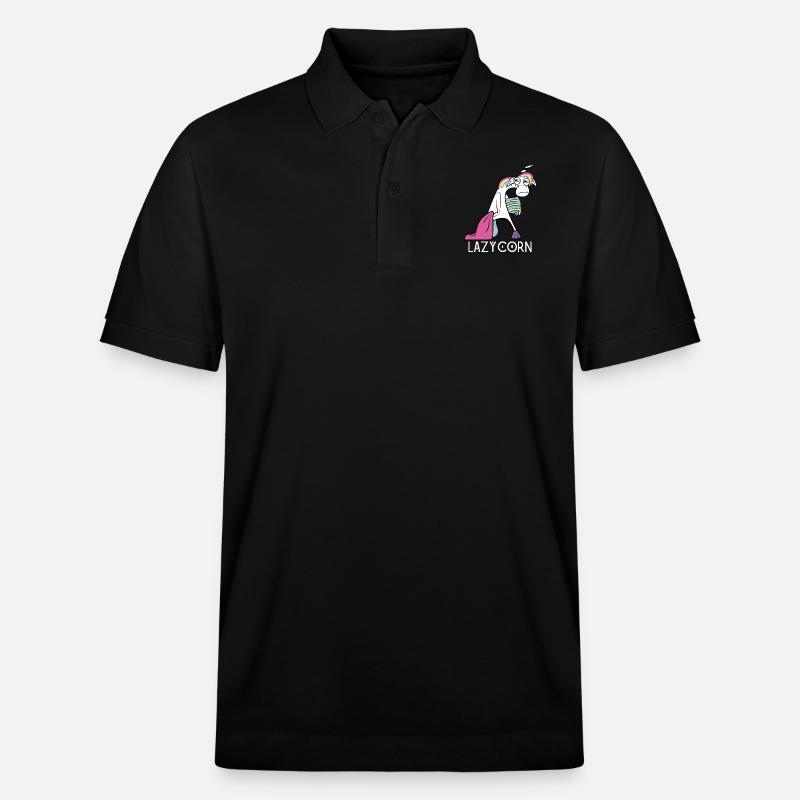 LazyCorn - Polo PREPSTER bio Stanley/Stella Unisexe - noir