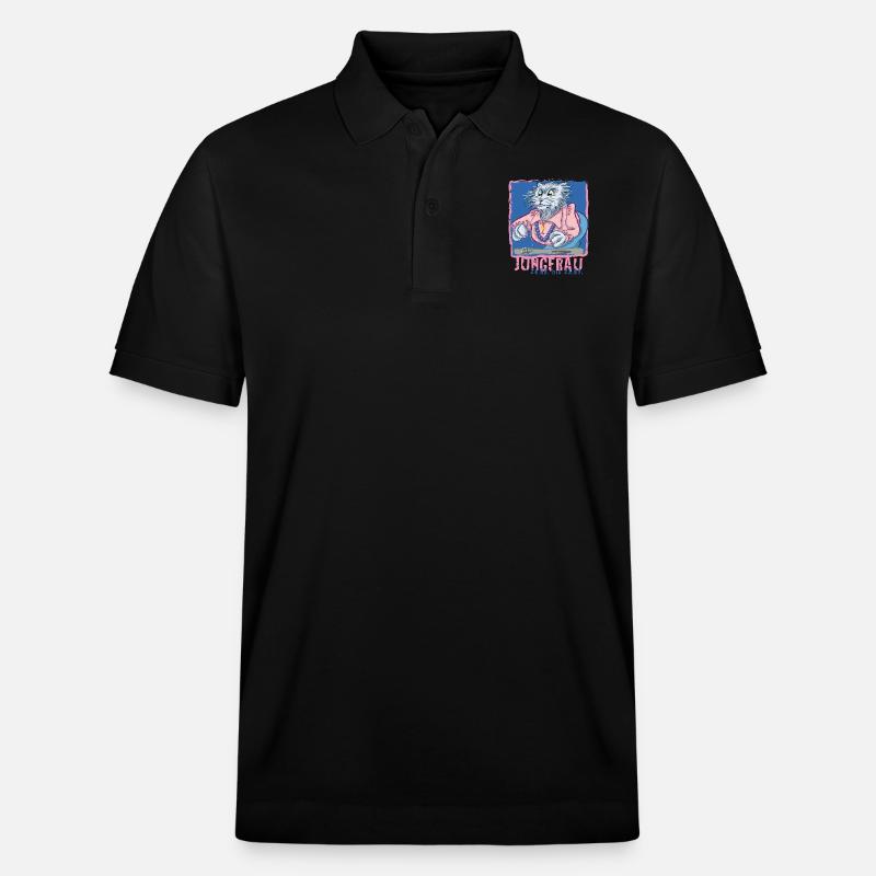 Sternzeichen - Jungfrau - Stanley/Stella Unisex Bio-Poloshirt PREPSTER - Schwarz