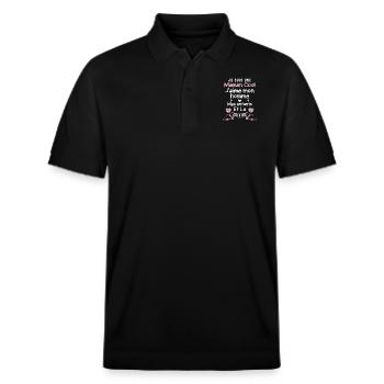 Maman Cool j aime mon homme et mes enfants 1 - Polo PREPSTER bio Stanley/Stella Unisexe - noir - Devant - Roxy (174cm) & Andy (188cm)
