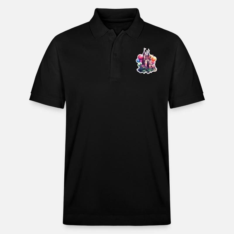 Colour Castle. - Stanley/Stella Unisex Bio-Poloshirt PREPSTER - Schwarz