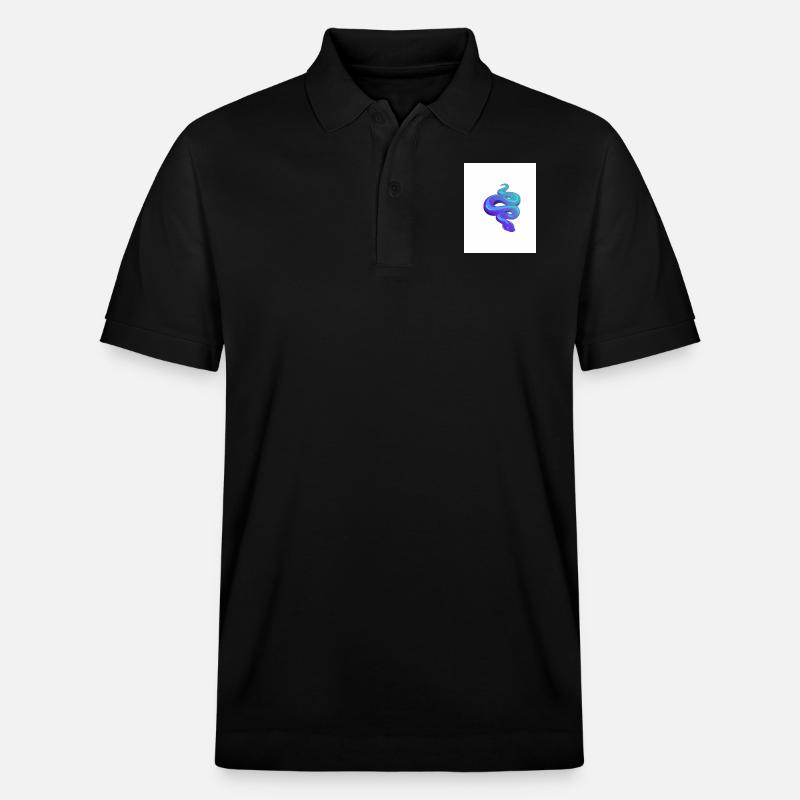 Blue Snake - Stanley/Stella Unisex Bio-Poloshirt PREPSTER - Schwarz