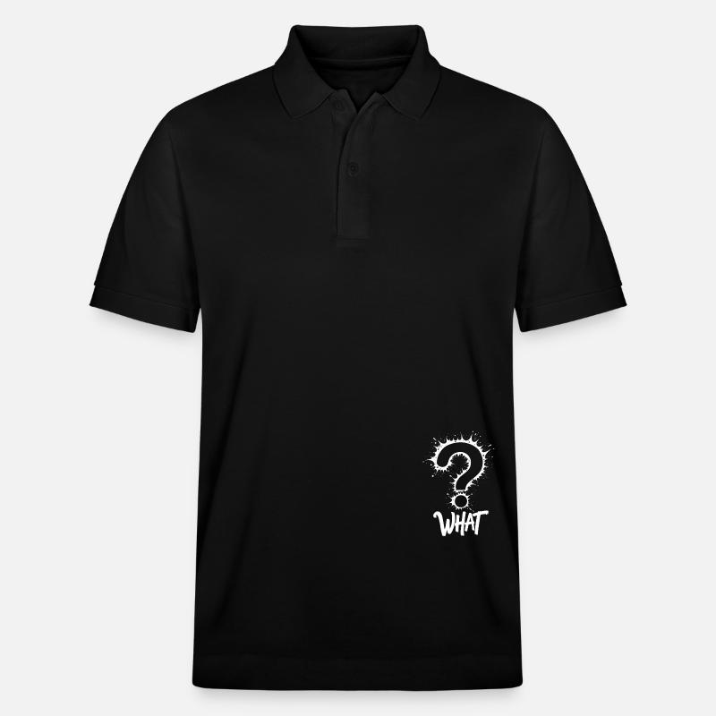 Quel point d’interrogation Splash - Polo PREPSTER bio Stanley/Stella Unisexe - noir
